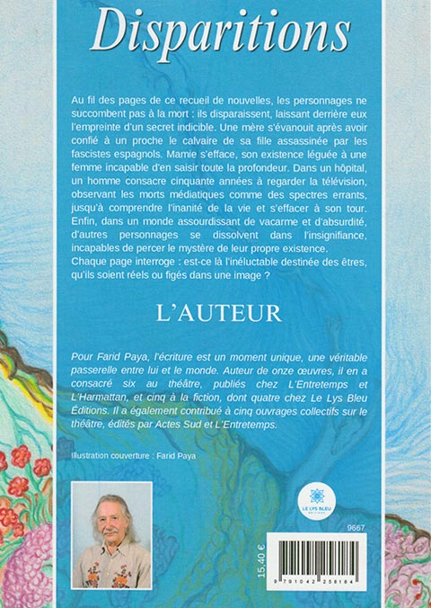 Disparitions : 4ème de couverture
